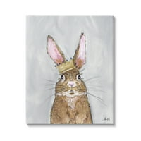Stuple industries принцеза зајаче зајак облечен во галерија за сликање на животински портрети, завиткана од платно, печатена