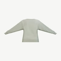 Бесплатно собрание женско џемпер за руно од руно со долги ракави