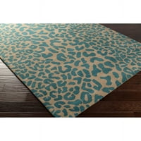 Уметнички ткајачи Bicauri Teal Modern 10 '14' inreage килим