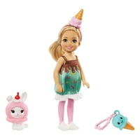 Барби Клуб Челзи Облечи Кукла Носење Костим Со Миленичиња И Додатоци, Подарок за на Годишниците